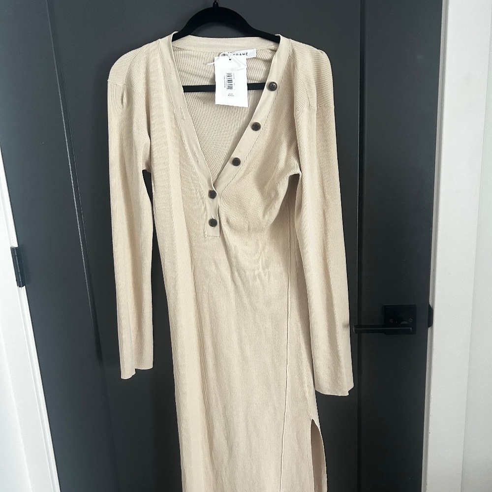 Frame Long sweater Dress